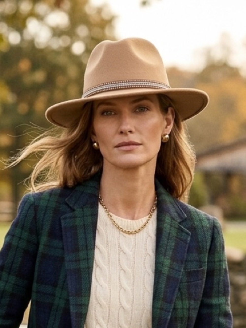 Marcus Adler New York Belted Rancher Fedora Hat NWT
